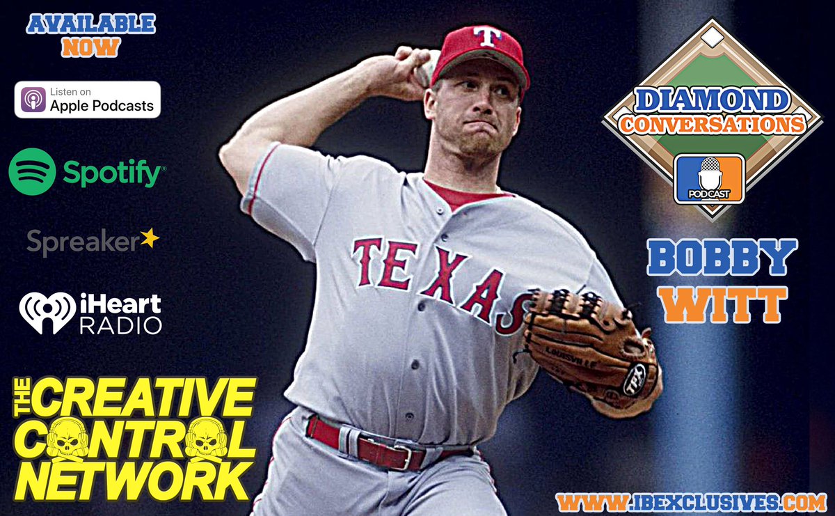 ChadIanB's tweet photo. BRAND NEW @DiamondConvo available today on @TheCCNetwork1 with @Bwitt36.

Talking minor league baseball’s return, @BwittJr’s season debut, the 2001 #Diamondbacks, playing for @BobbyValentine &amp; more. #MLB #MLBNetwork #Rangers #TexasRangers #MLBTwitter 

https://t.co/lw7lbzIXtx https://t.co/7NSw2Gc1xf
