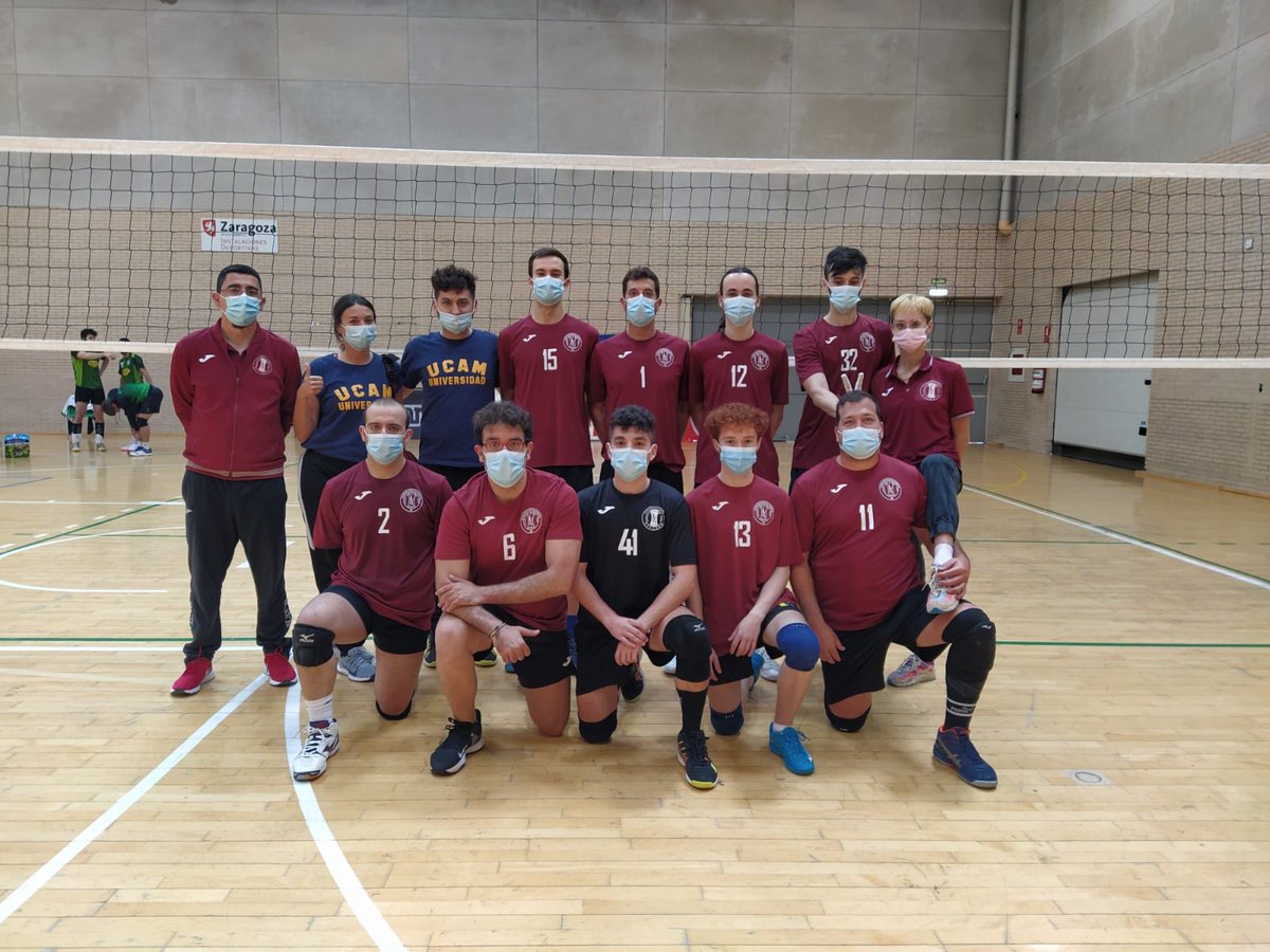 Nuestro equipo de Voley se encuentra en Zaragoza disputando la fase de ascenso, hoy han sido los primeros partidos. Dar las gracias a <a href="/Sercomosa/">Sercomosa</a>  por colaborar y hacer posible que estemos disputando está competición