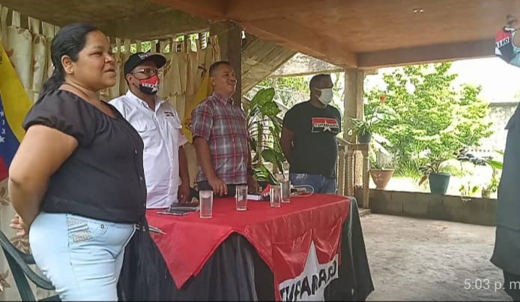 Mira_Venezuela's tweet photo. En medio de ataques imperiales contra nuestra Patria, desde #TUPAMARO nosotros seguimos organizando y formando la militancia, por ello como parte de la #GiraOrientalMRT2021 inicia Secretariado Regional Ampliado en el edo. Sucre con el Sec. Nal. De Organización @Tupa_Esteban https://t.co/YtWXMFkFu9