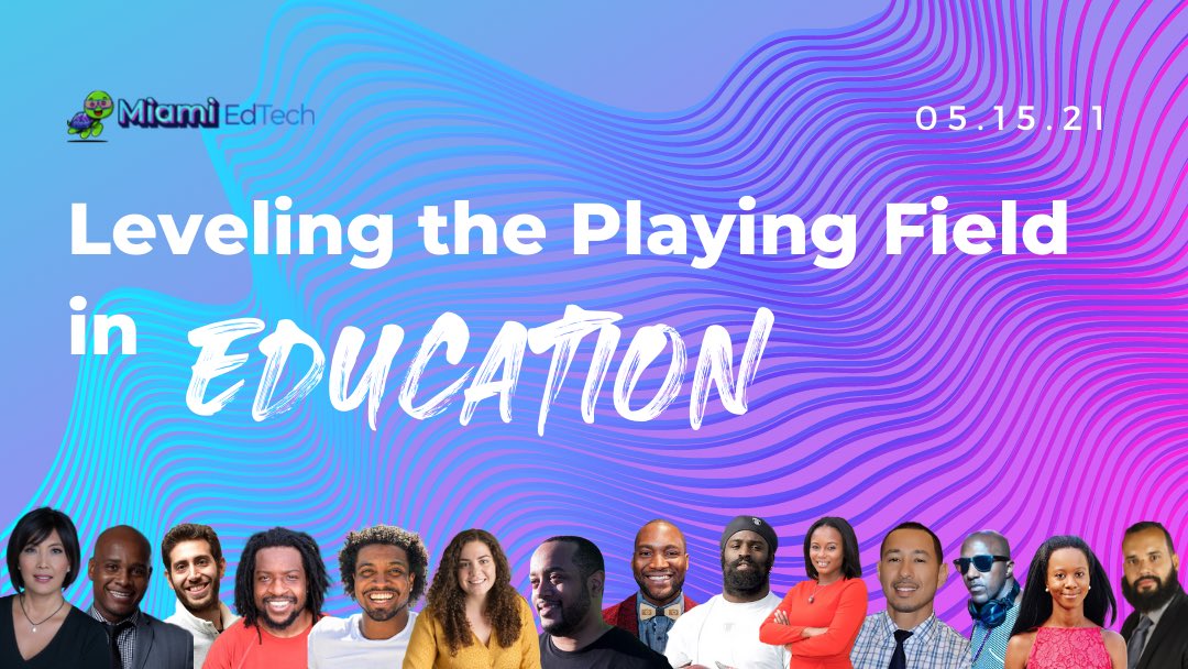 MiamiEdTech's tweet photo. All Speakers Confirmed! We're so thrilled about this powerful lineup of Equity Warriors- join us on May 15th, you don't want to miss it!
Register at Link in Bio! 😎
#equity #miamitech #levelingtheplayingfield #education #justice #socialjustice #miamiedtech https://t.co/V9XnKE95hC