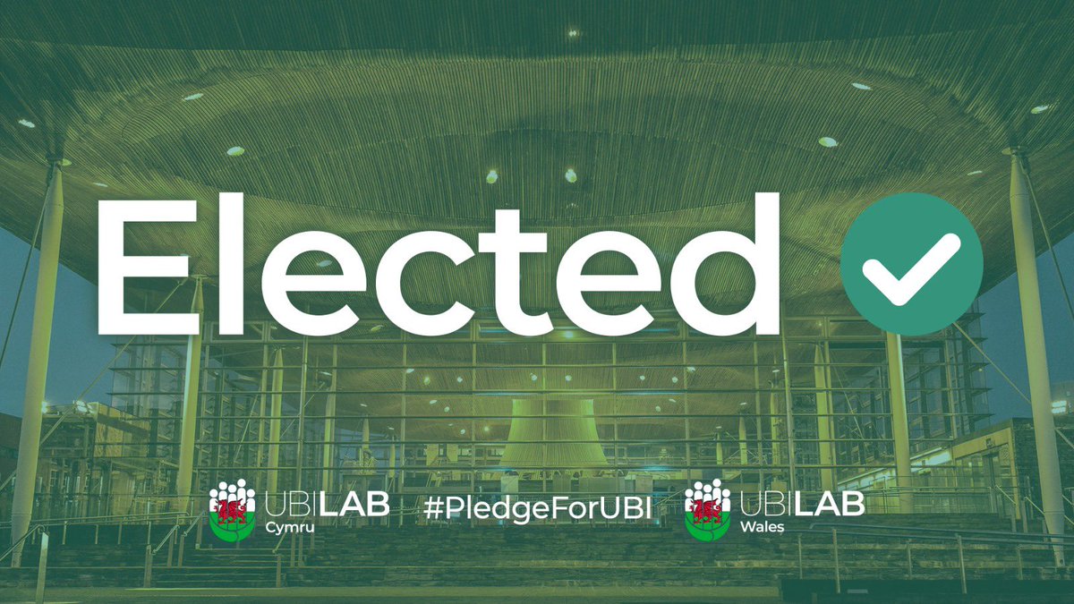 UBILabWales's tweet image. ✅ #PledgeForUBI candidate elected!

📍 @LlyrGruffydd , @Plaid_Cymru in North Wales region. 

🏴󠁧󠁢󠁷󠁬󠁳󠁿 our 20th pledge candidate elected to the Senedd promising to support Basic Income pilots in Wales.

ubilabnetwork.org/senedd-pledge

#UBIWales 🏴󠁧󠁢󠁷󠁬󠁳󠁿 #OurGenerationsNHS