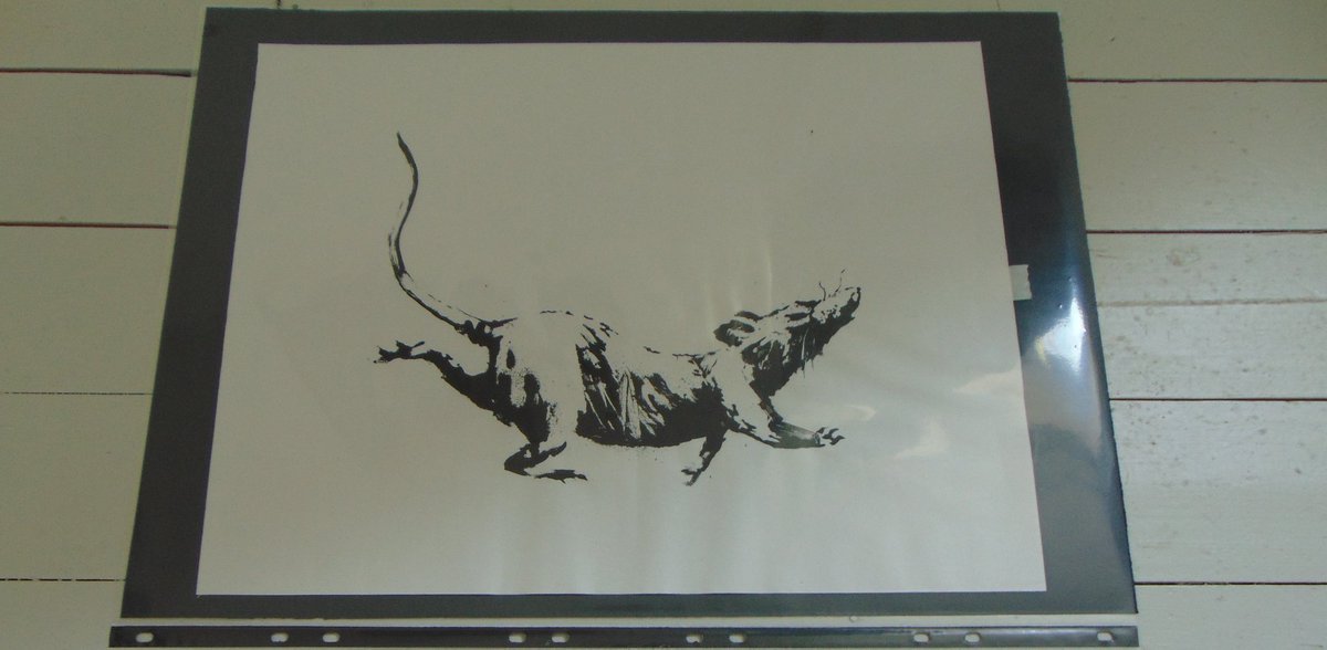 artforcrypto1's tweet photo. #DOGECOIN works as a currency. My crypto only gallery just sold our second #Banksy print for 3570 #doge BUY, HODL, TRADE + SPEND OUR WAY TO THE MOON #Dogecoins #Dogefather #DogecoinRise #CryptocurrencyNews #SaturdayNightLive #SNL https://t.co/6YBc7EWTHN