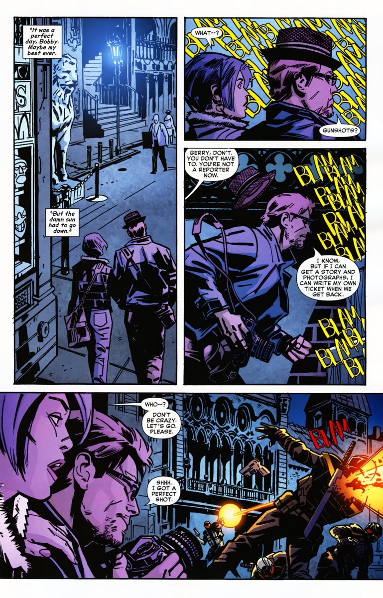 Dec 2009. Vigilante 11. Wolfman writing, Simonson pencils/layouts and JPL finishing. It’s a great looking job (lurid colours not withstanding) and weird as it’s a real hybrid of the two artists. 29/x