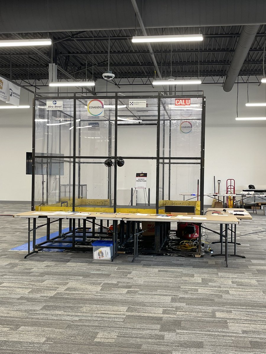BotsIQSWPA's tweet photo. ✅ Day two of competition prep is complete with the help of our special volunteers! You can watch the upcoming battles on BotsIQ livestream https://t.co/IFJ3QzowVH. Battles start at 10am.
#BotsIQ #STEM #manufacturing #sparkswillfly #battleyourbotoff https://t.co/VO2yIm1BMx
