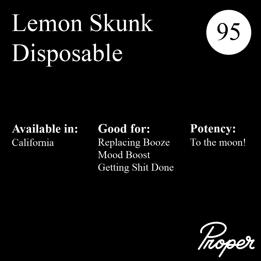 ArrivedGeneric's tweet photo. Our Proper score doesn’t lie! 👌🏼 Proper tests every legal cannabis product in the country to find you the best products for every situation. Our Lemon Skunk Disposable got a 95: The 3 Michelin Star, Michael Jordan of Weed products. 💯💥 Will you try it?
#Generic https://t.co/QImom7sIG1