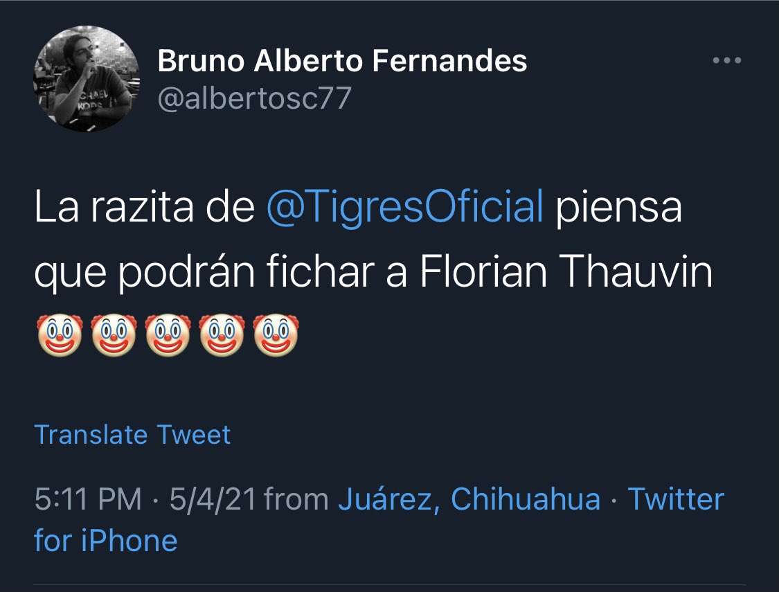 PerfilTigre's tweet photo. Hola Alberto @albertosc77! Mira, se te cayó un tweet, por suerte lo recuperé para ti... https://t.co/styc9oM3w2
