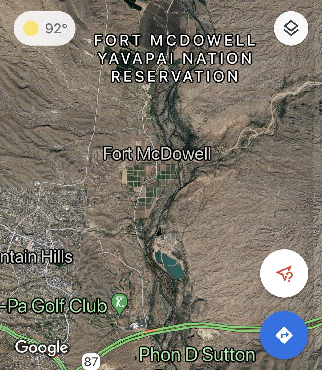 ArizonaNewsnet's tweet photo. New Wildland Fire: #VerdeFire in area of Fort McDowell. Aircraft overhead. https://t.co/88Wpl7LnEW