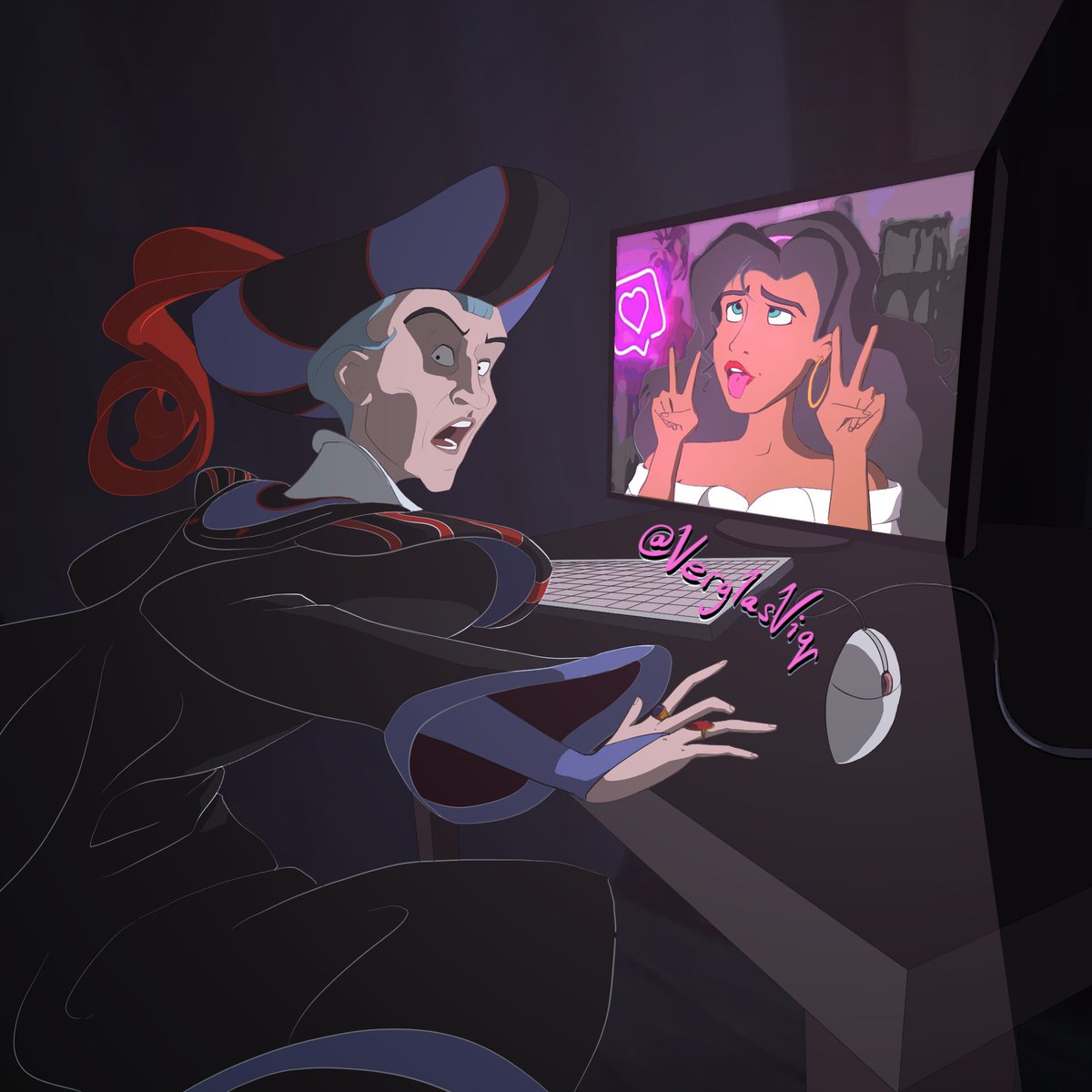 Frollo is a simp.
#FrolloIsASimp #Disney #Frollo #DisneyMemes #Simp #TheHunchbackOfNotreDame #DisneyFanArt #ClaudeFrollo #belledelphine #Esmeralda