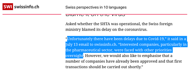 4/ Even so, SHTA deliverables were few and far between beyond trial run with cancer drugs, and when COVID-19 pandemic struck, slowed down even further: