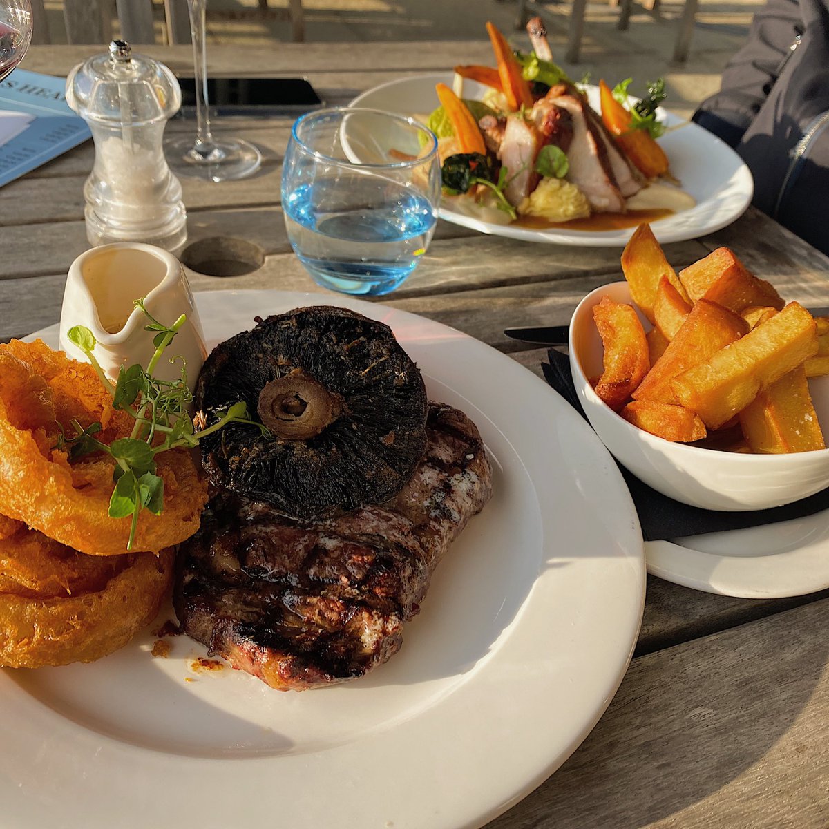 Hi, All the tables we are booking are undercover with heat and light. We are fully booked this Saturday, although we do have tables for drinkers.If you would like to enjoy delicious local produce and the work or our fabulous chefs please book ahead . We would love to see you