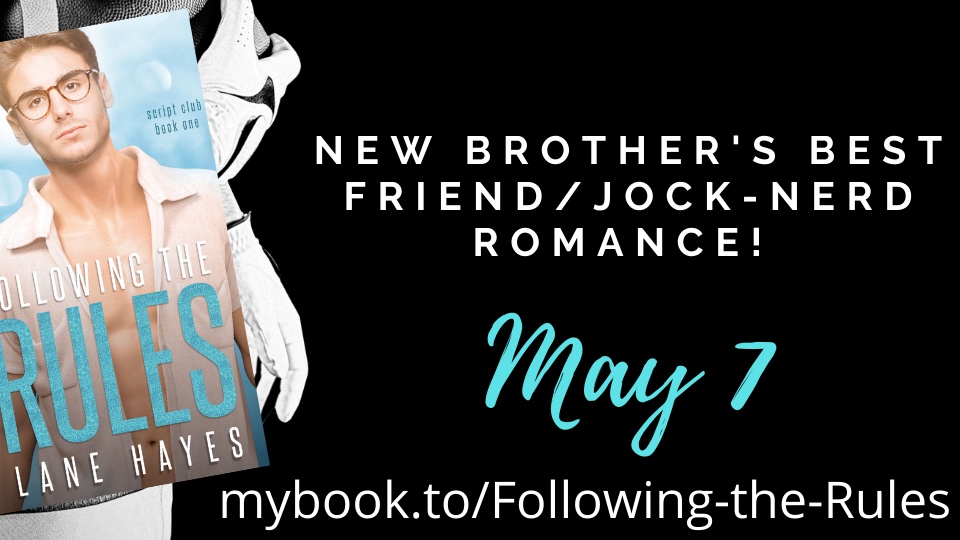 LaneHayes3's tweet photo. FOLLOWING THE RULES is LIVE now! Woohoo! https://t.co/ZvIYT62rKR
My new release is the first installment in my nerd/jock series. Check out the blurb below!
🏈Nerd/Jock
👬Brother’s Best Friend
💙Bisexual Awakening
🤓Geeky Shenanigans Galore
#NewRelease #mmromance #nerdjock https://t.co/sfKU8Zbh5V
