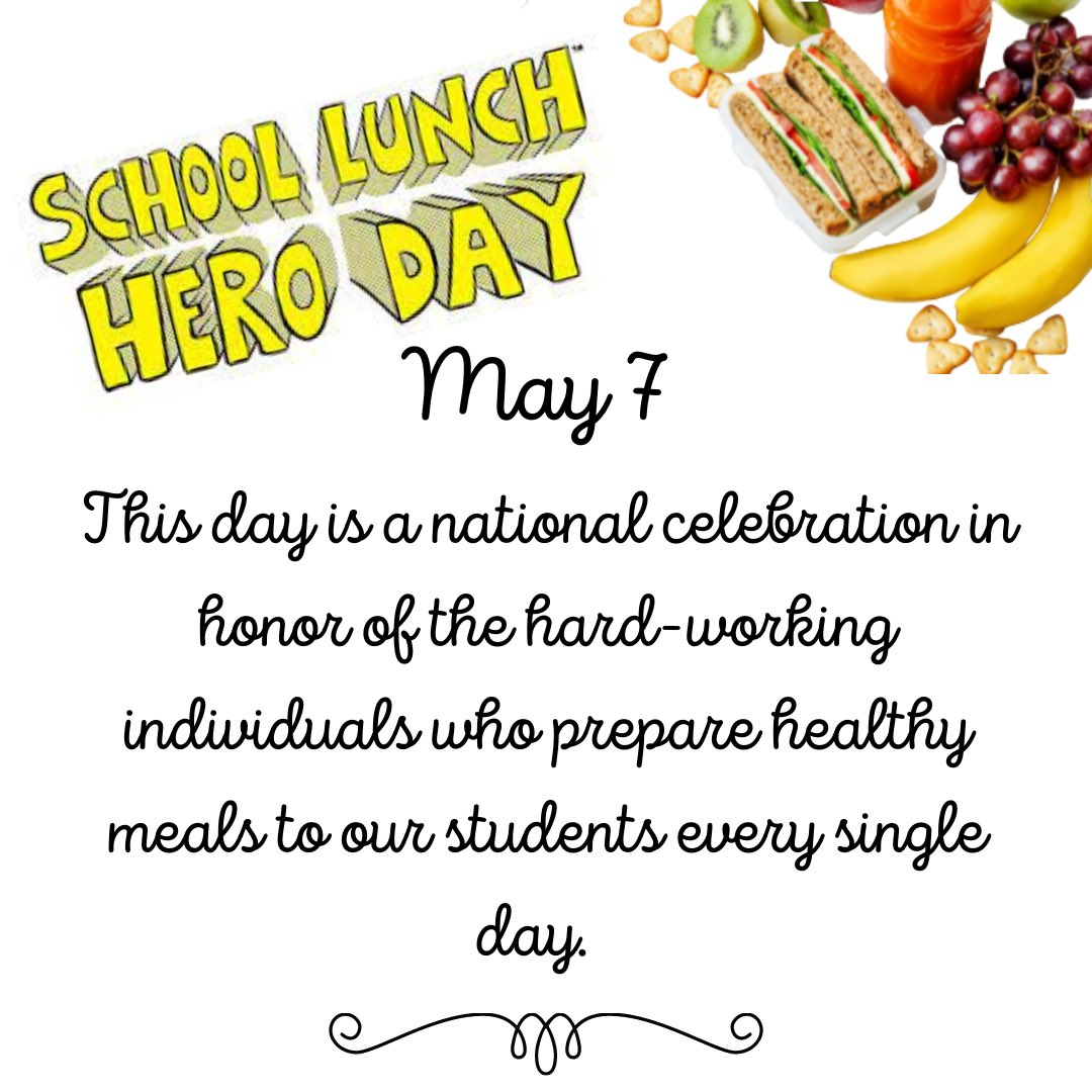 Rogers_Mustangs's tweet photo. Happy School Lunch Hero Day! These sunshines have been working so hard! https://t.co/2Mv4exu85i