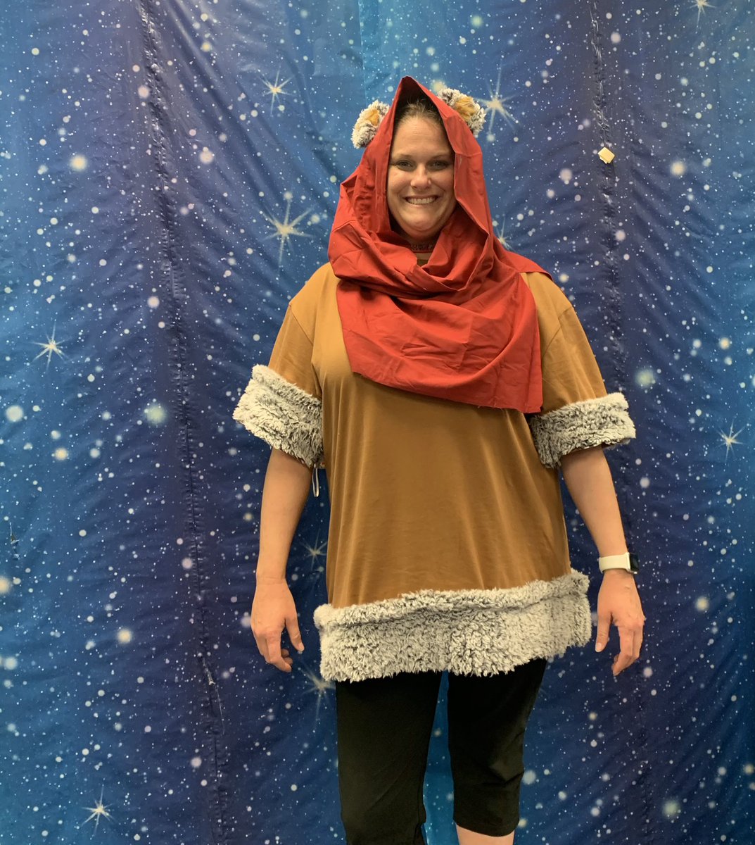 This week in music we learned about the music of John Williams. I transformed my room into “space” and dressed up every day as a different Star Wars character!  <a href="/BennettBears/">Bennett Bears</a> #JohnWilliams @FineArts_MISD