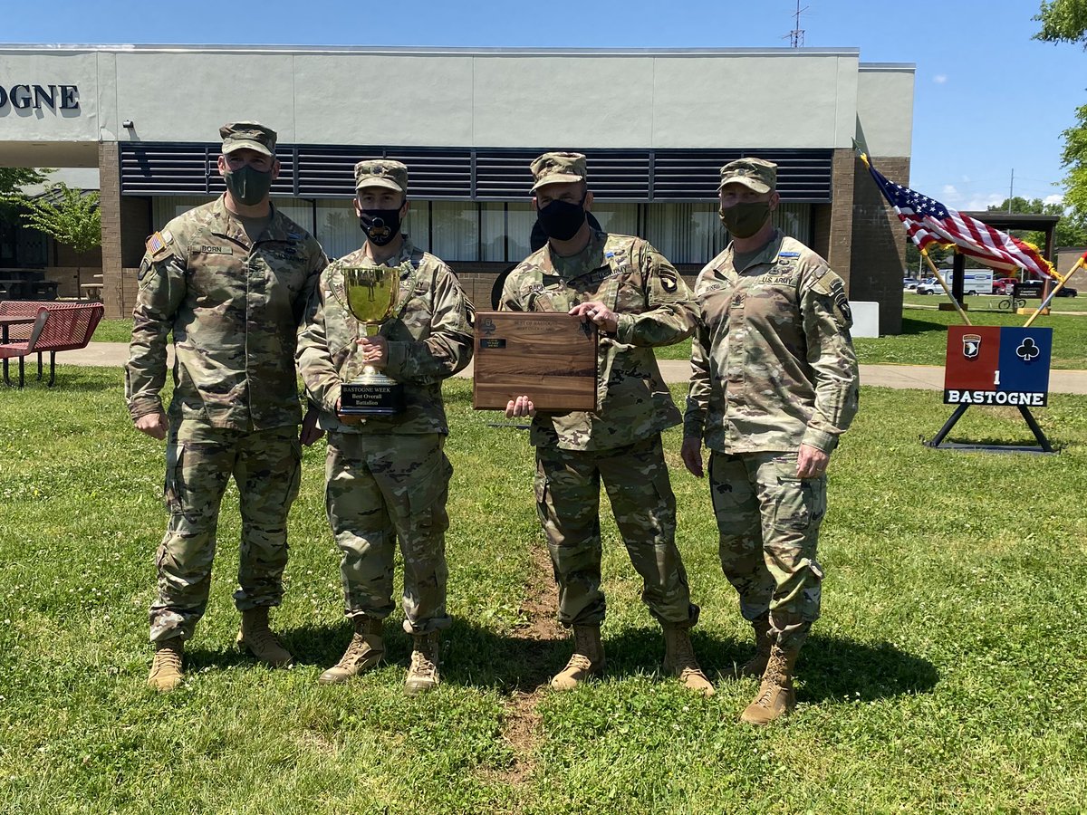 NoSlackBN's tweet photo. Most Fit Battalion.

Best Overall Battalion.

If you think we’re going to rest on our laurels, you’re wrong.

We’re going to get better and work harder, and at the next Bastogne Week we’re going to sweep every category.

Winning Matters, No Slack!
 
Up next, EIB and ESB! https://t.co/MrTKjyJ0AZ