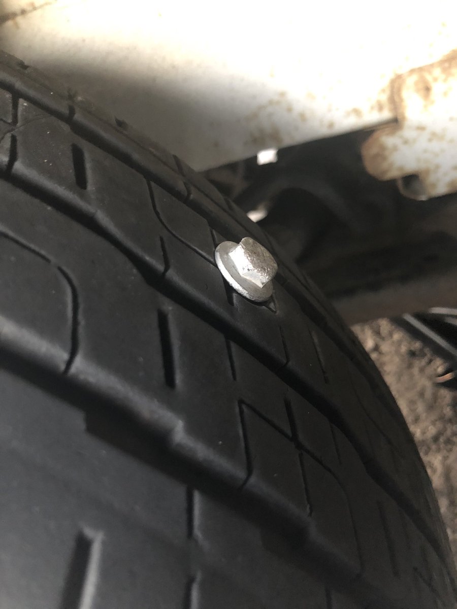 CoolingEast's tweet photo. Small hurdle in our first week! Bolt in the tyre on day 2, but thanks to the very speedy service from #ATSeuromaster, #Grantham, we were back on the road in no time. 
Nevertheless it’s been a great first week, thank you to all our new customers. #GranthamBusiness #KeepingOurCool https://t.co/y2ZdHx5wJz