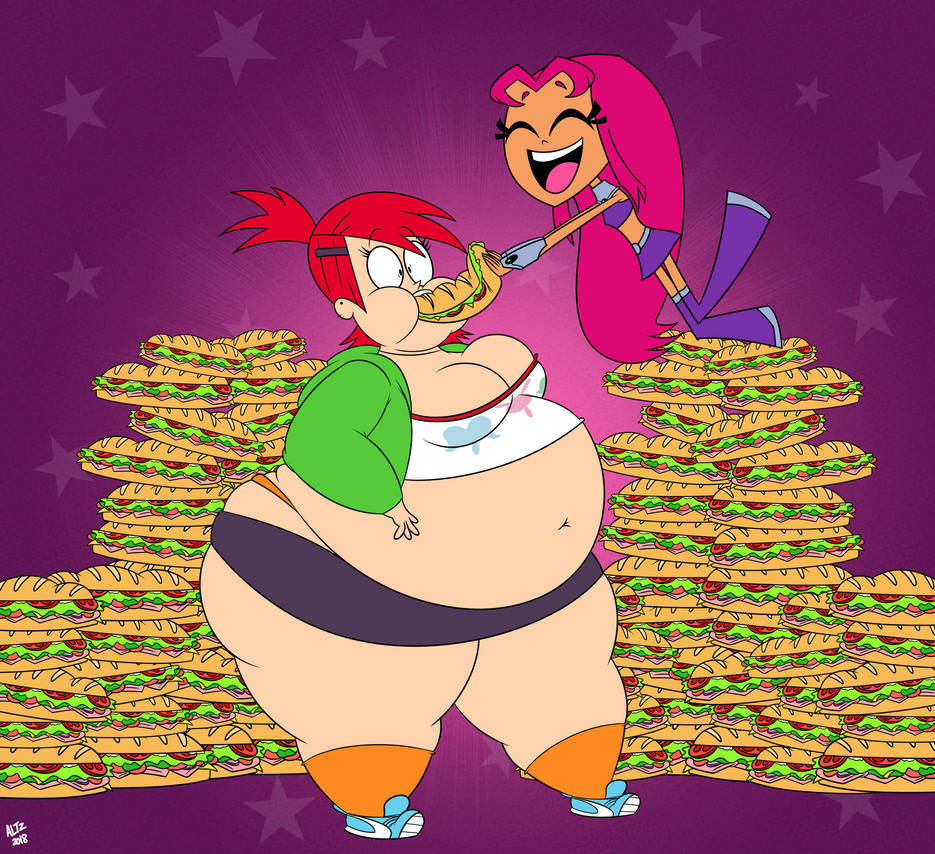 FlabbyFoster's tweet photo. "Mmmph! Wait! I don't have as many -Mmmmph! Stomachs as you do..." https://t.co/H5hbPUDYlB