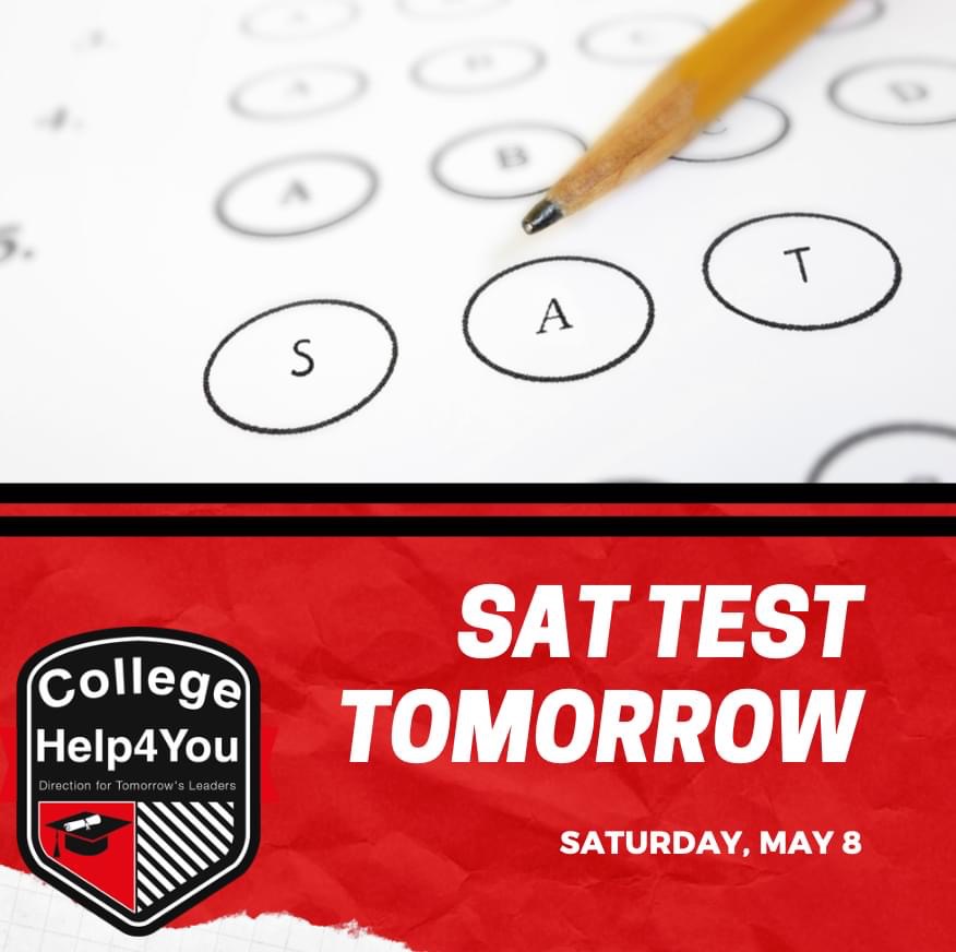 collegehelp4you's tweet photo. Best of luck to our students taking their SAT test tomorrow! 🤩 You've studied hard and prepared thoroughly -- and we know you've got this!

#CollegeHelp4You #SATTest #SATPrep #GoodLuck! https://t.co/K8SD403cmP