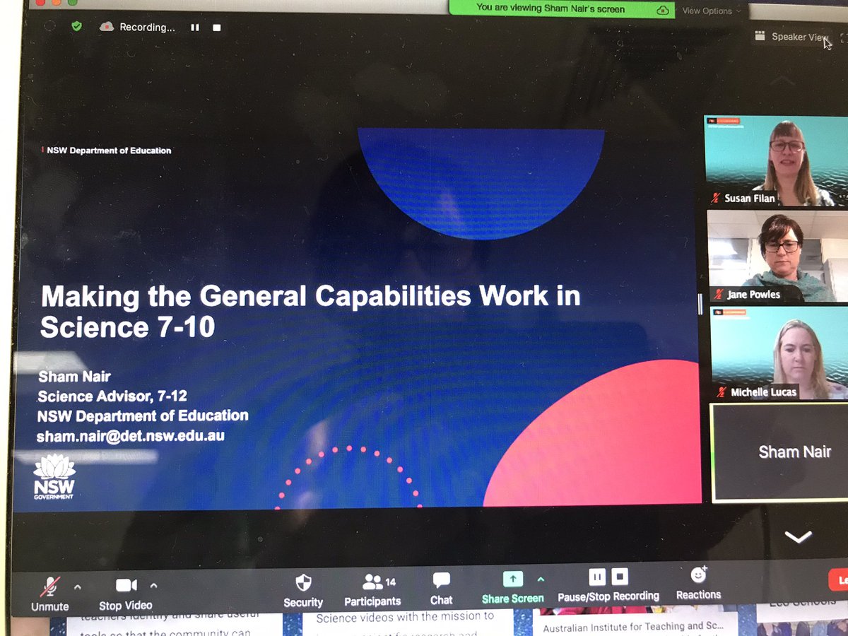 stansw's tweet photo. Our Saturday session of K-10 Conference has begun. Thanks to @stansw Councillor #SusanFilan for opening the day and to Sham Nair @DoE_science for our Opening Keynote. #STAK10Conference2021 https://t.co/S5qbZvSa1D