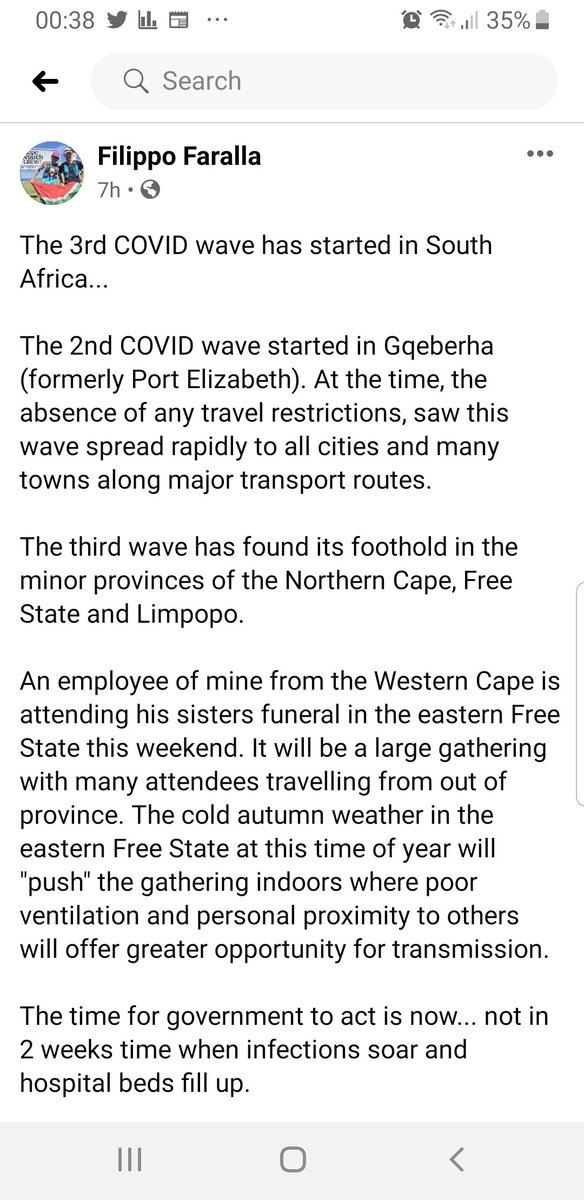 2seema1's tweet photo. Sad to hear that #COVID19 3rd wave has started in #SouthAfrica. Please take all precautions #MaskUp #PhysicalDistance #Sanitize #MakeTheCircleSmaller #AvoidBigGatherings #ChooseOutdoor https://t.co/Mb08cys6Cf