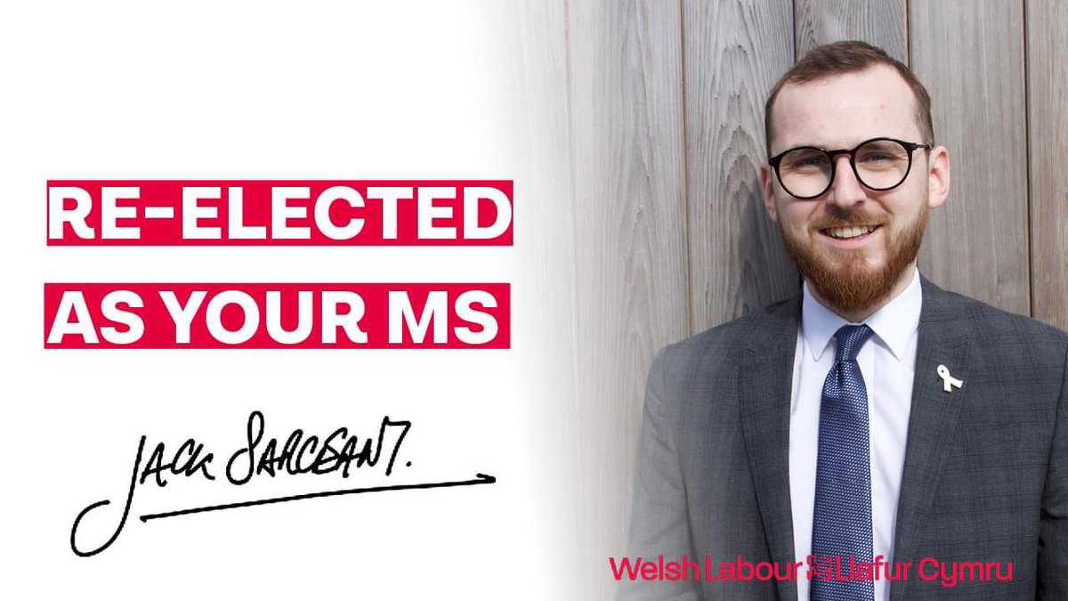 JackSargeantAM's tweet image. I feel hugely privileged to have been re-elected to represent Alyn Deeside in the Senedd, the place I have always called home.

Thank you so much for putting your trust in me.

#LetsBackJack