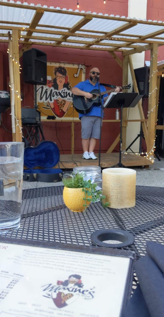 It has been a long time since we've been out to see our friends play. With our vaccines and the accomodations at <a href="/Maxinesonshine/">Maxine's..On Shine</a> we're so glad to see our friend ZK play. <a href="/Madsv89/">Madeline Byrne</a>