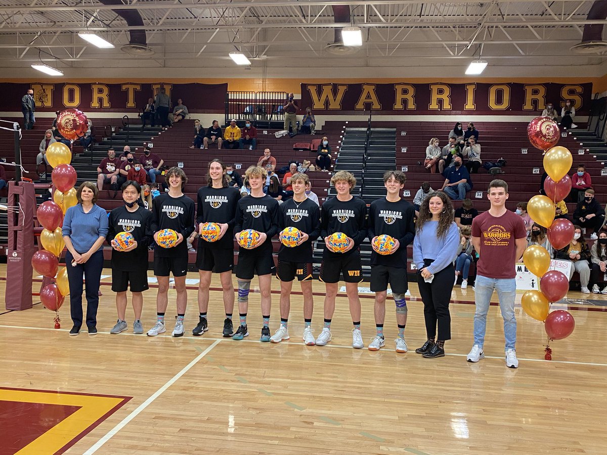 NorthWarriorsAD's tweet photo. Phenomenal group of seniors from Warrior boys volleyball 2021!! Thanks boys for your leadership and continued success to you all.

#ALLN🏐 https://t.co/RZqyF8O2Wh