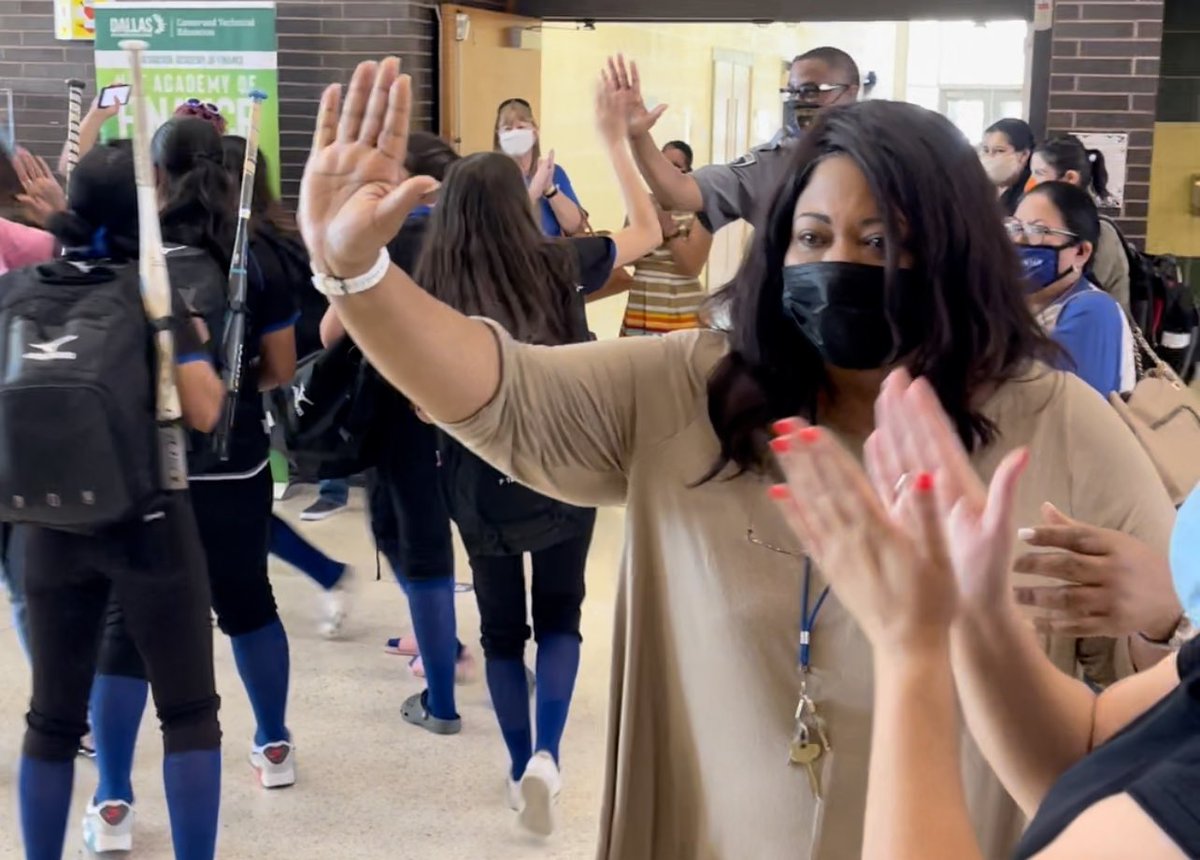 Diana V. Nunez (@dianavnunez) on Twitter photo Our Lady Leopards are headed to the playoffs. Thanks to the staff that stayed after school to see them off! <a href="/HighAdamson/">AdamsonHighSchoolDISD</a> <a href="/SHussainDISD/">Salem Hussain</a> Our Lady Leopards are headed to the playoffs. Thanks to the staff that stayed after school to see them off! <a href="/HighAdamson/">AdamsonHighSchoolDISD</a> <a href="/SHussainDISD/">Salem Hussain</a>