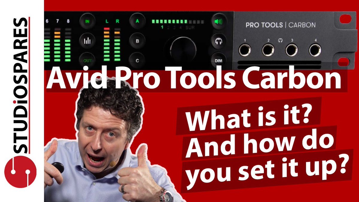 Avid's tweet photo. James Ivey of @Studiospares dives in and gets hands-on with Pro Tools | Carbon, giving us an overview of the unit itself and its power!
โถ๏ธ https://t.co/NpD5DceF0c
#protoolscarbon #hdx #dsp #review #studiospares #recording #mixing #protools #avid https://t.co/LCuS540MS5