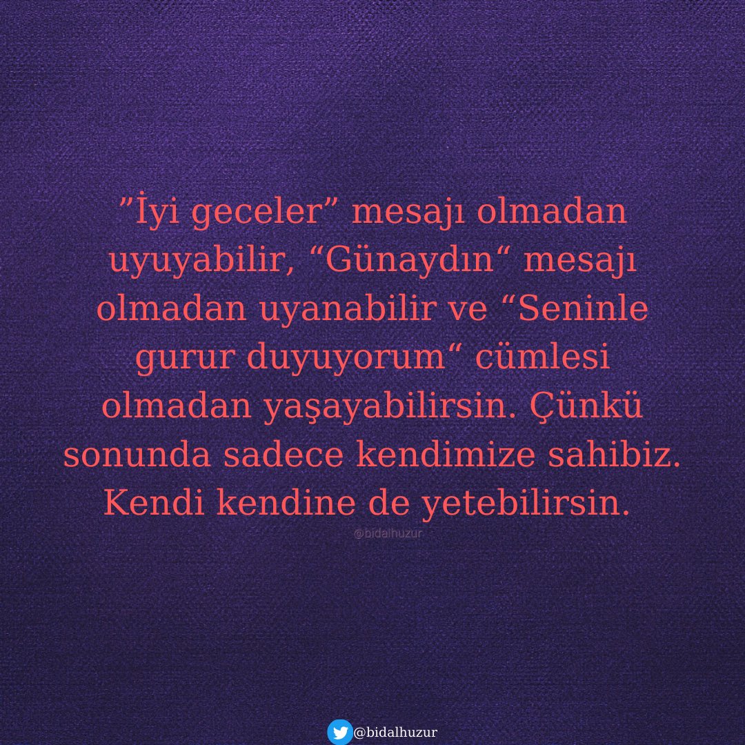 Sevgili kendim, tweet media