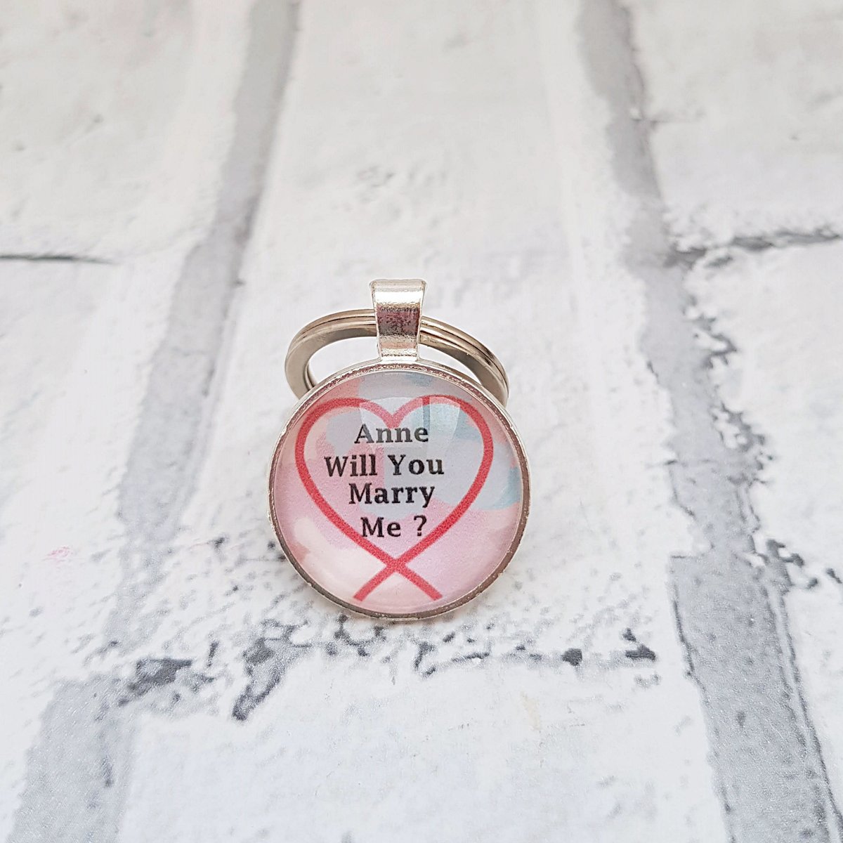 martisanne's tweet image. Custom proposal jewellery, personalized key chain, marry me key fob, marriage proposal idea, customised engagement, wedding proposal, W1 tuppu.net/a4ef992 #EtsyTeamUnity #TMTinsta #CustomProposal