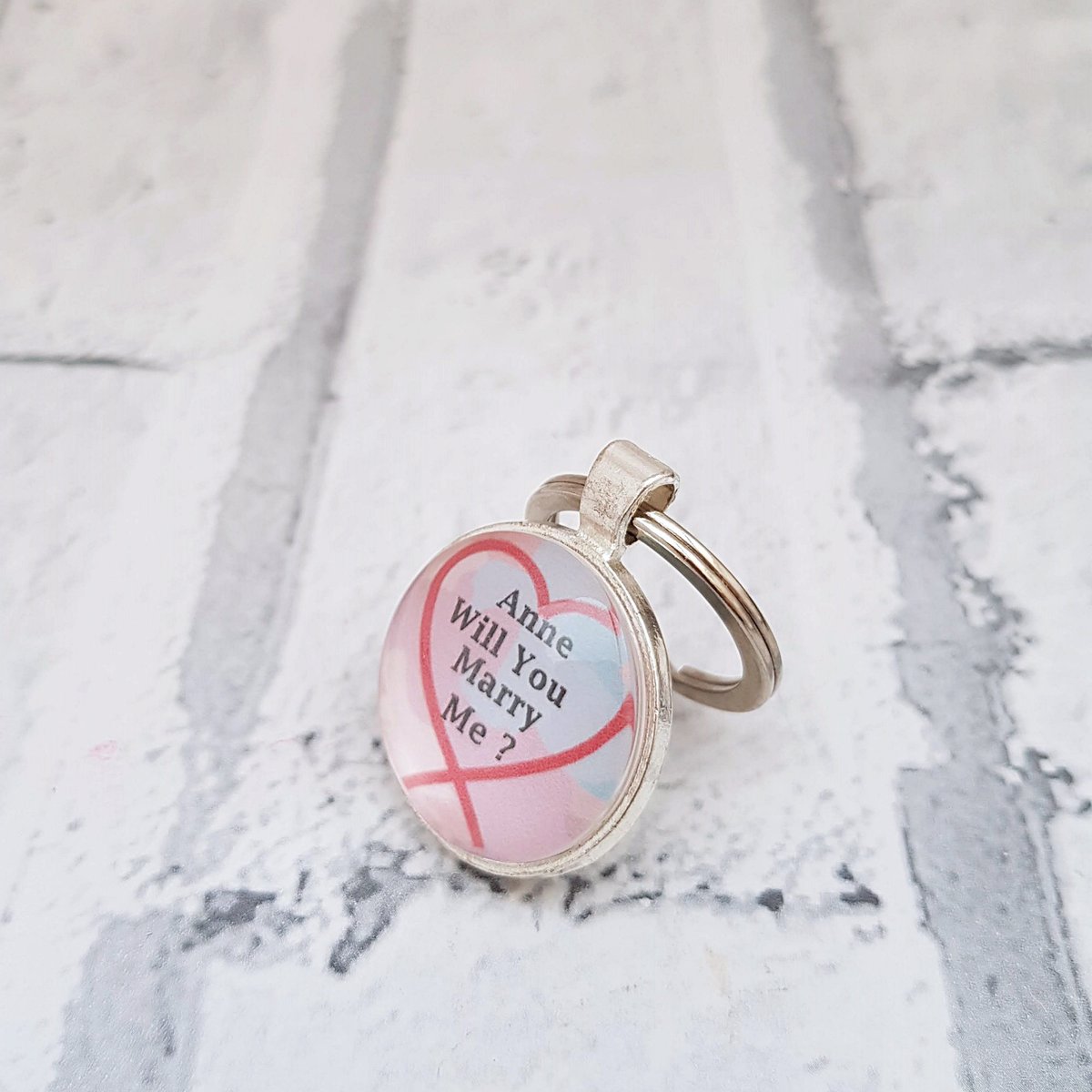 martisanne's tweet image. Custom proposal jewellery, personalized key chain, marry me key fob, marriage proposal idea, customised engagement, wedding proposal, W1 tuppu.net/a4ef992 #EtsyTeamUnity #TMTinsta #CustomProposal