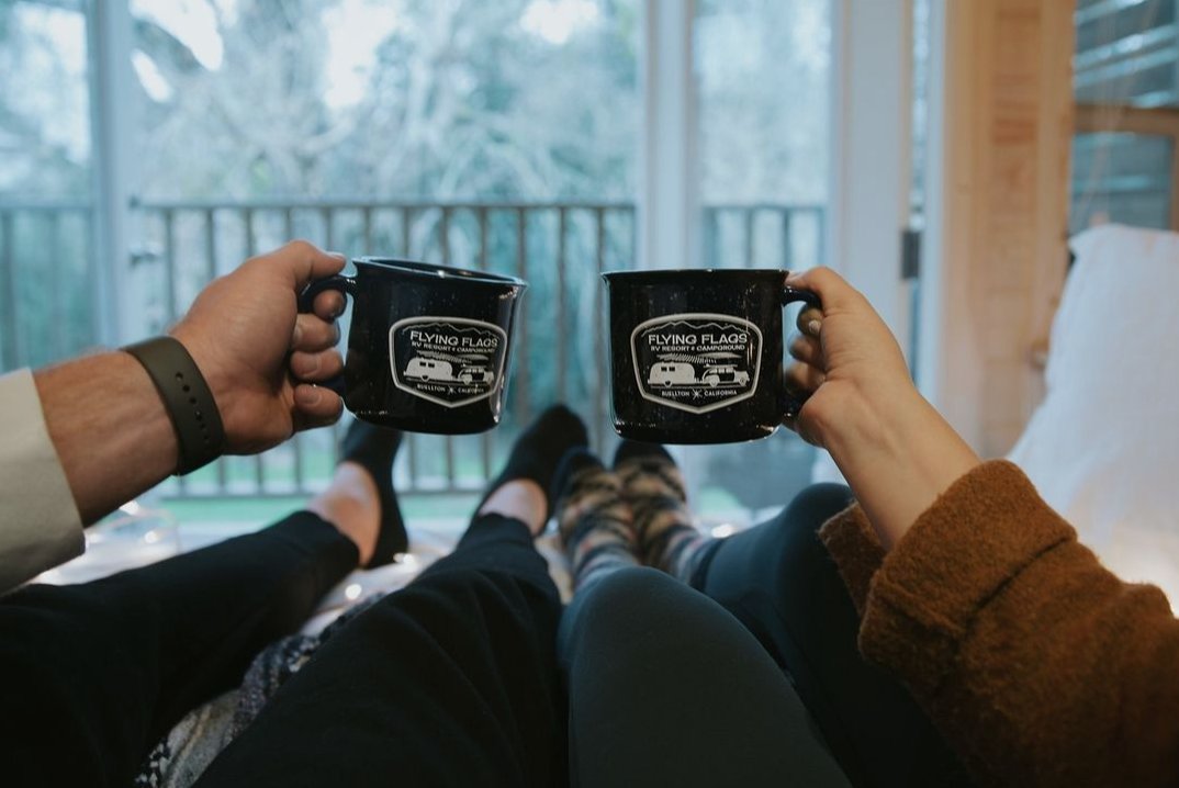 HighwayWestVaca's tweet image. Celebrating the end of a long week at Flying Flags while getting cozy with some delicious hot cocoa!

#myhwvmoment
#flyingflags #discoverbuellton
