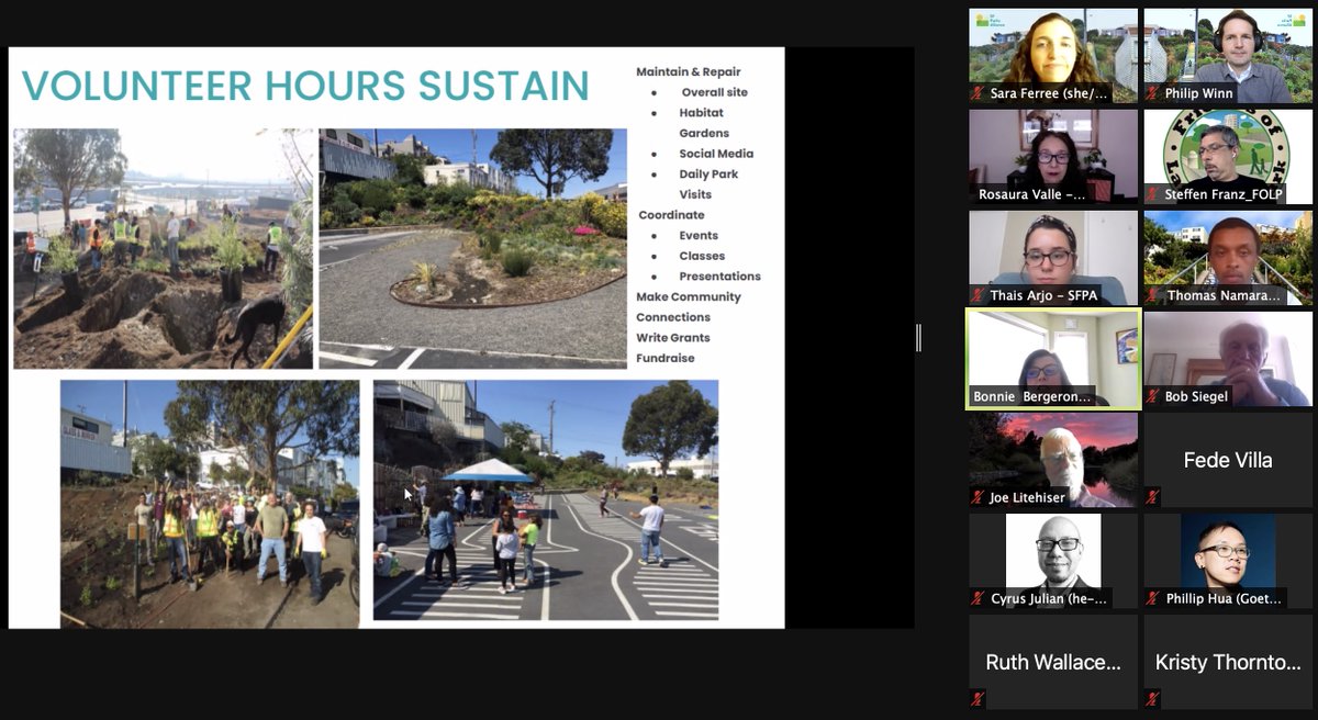 philipwinn's tweet photo. Creating stronger connections between peers is a core goal for the @SFParksAlliance #CommunityPartnerNetwork 

Bonnie Bergeron is doing the work right now with a great knowledge share on the story of Tunnel Top Park

#PublicSpaceSummit https://t.co/rdDKEWUd8c