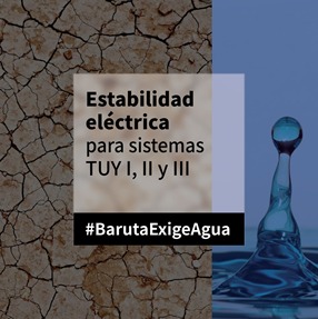 Asosanluis_V's tweet photo. Es necesario que @HidroCapital2 y @Corpoelecinfo garanticen ESTABILIDAD ELÉCTRICA para correcto funcionamiento de TUY I,II,III evitando caídas que afecten nuestros ciclos @mppaaguas_ @EvelynBVasquez @HectoRodriguez @NestorLReverol @VPSOPS_  @hidrocapital3 #BarutaExigeAgua https://t.co/uaI6daxcip