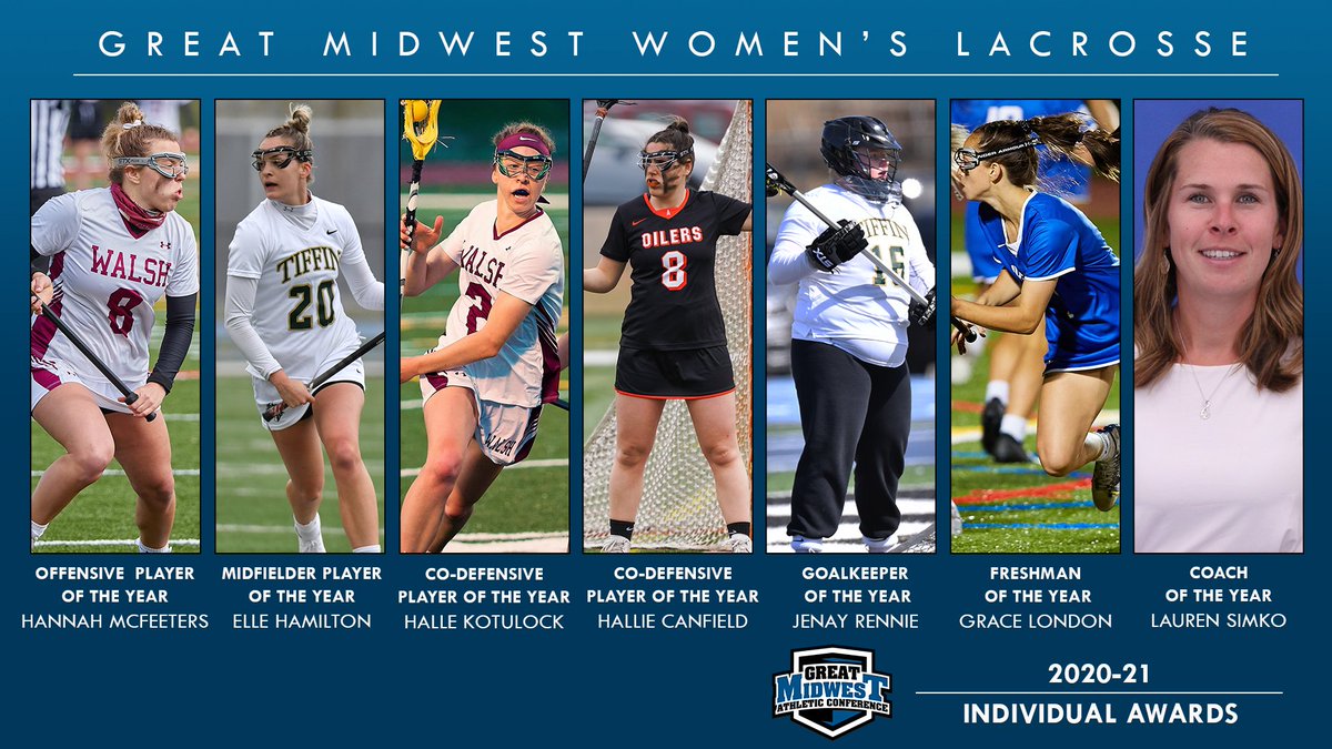 Congratulations to all members of the #GreatMidwest Women's Lacrosse All-Conference Team! 

📰: bit.ly/3xUhanY