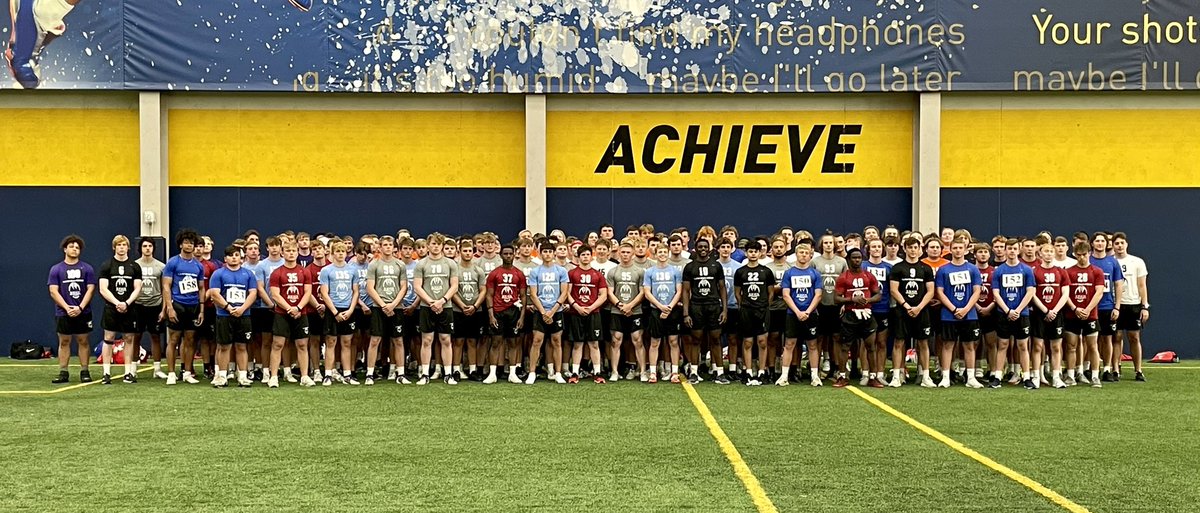 riggsfootball's tweet photo. We are underway w the @SanfordPOWER #RiggsCombine tonight! 160 premier athletes here to showcase their talents for coaches from the 5-state region. #premierevent #nextlevel #thinkfootball https://t.co/tGkaIYOQp1