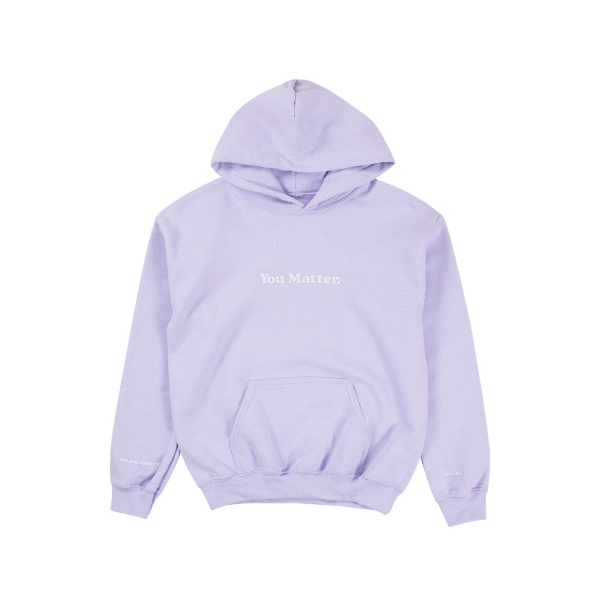 purple you matter hoodie