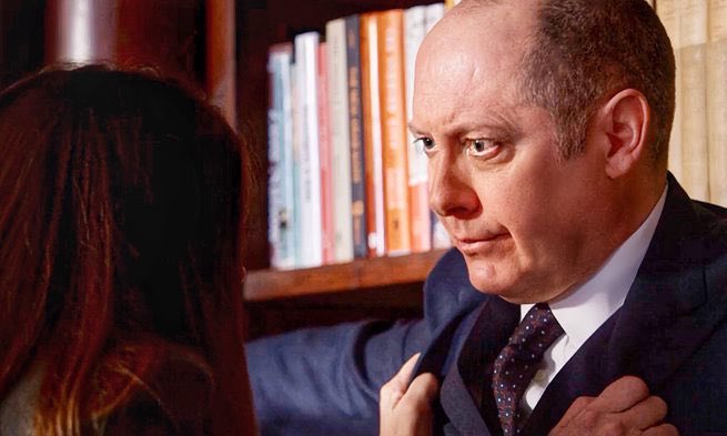 S5Ep17 : That scene when Liz pushes Red against the bookshelf is so hot  #Lizzington  #TheBlacklist