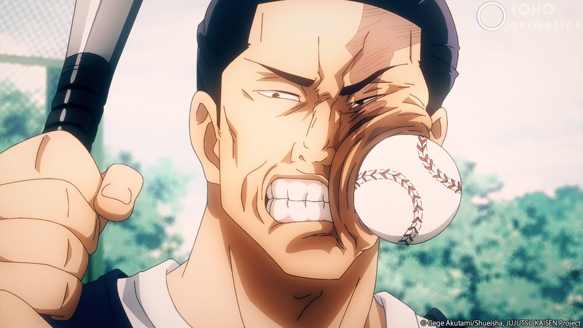 Jujutsu_Kaisen_'s tweet photo. Nice pitch ⚾️ https://t.co/FtgxH1vXQE