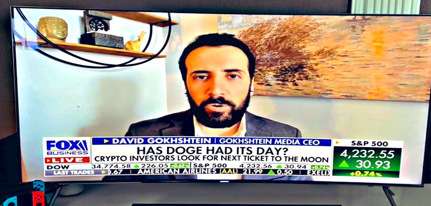 davidgokhshtein's tweet image. Was on @FoxBusiness with @cvpayne and @GoingParabolic talking $DOGE and #Bitcoin. 

video.foxbusiness.com/v/6253127133001