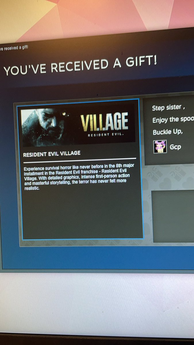 JustTinySteph's tweet photo. Tonight 🤩 #ResidentEvilVillage https://t.co/4Hc0lD0MjB