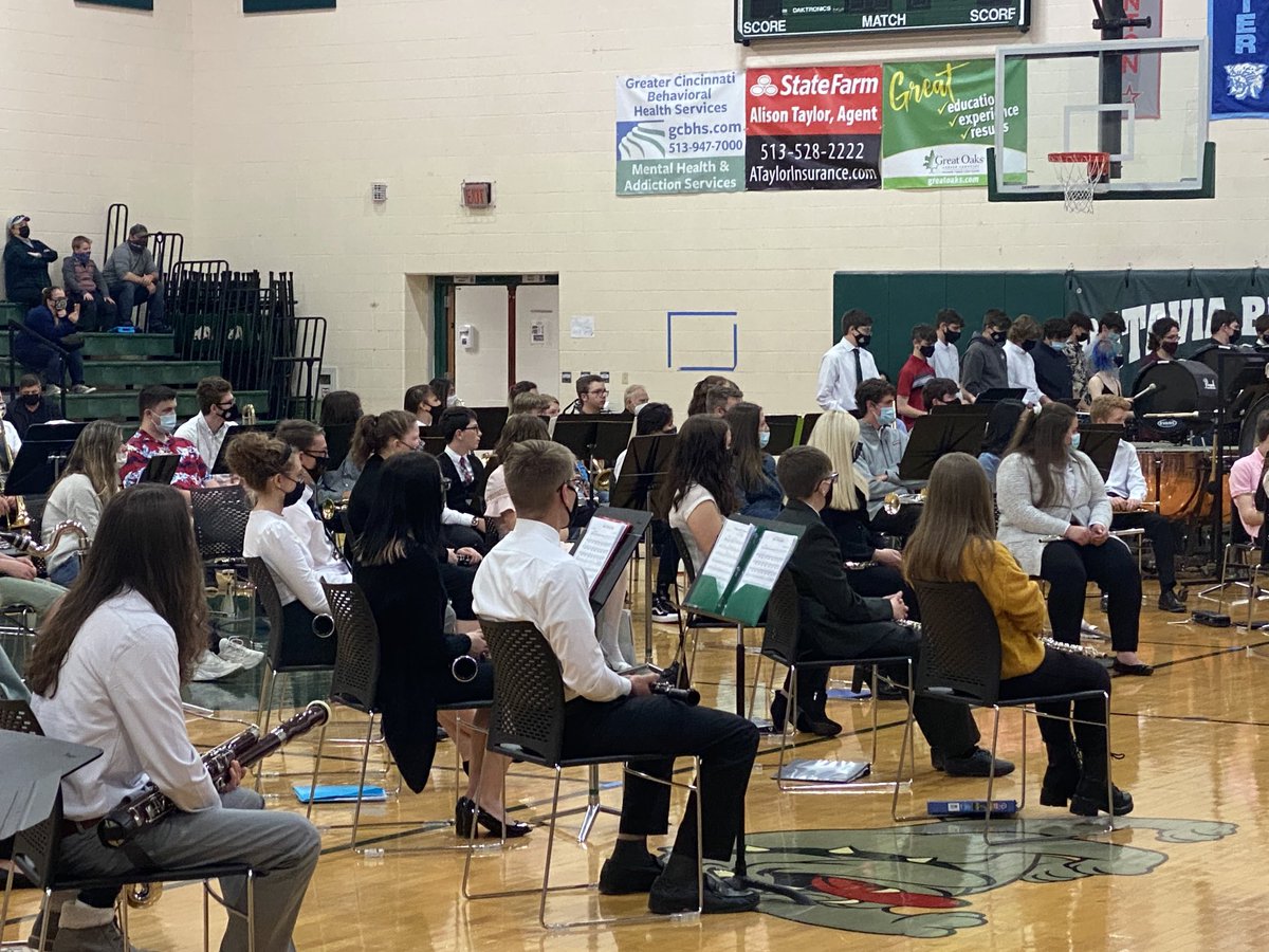Band had to work around the weather and move inside