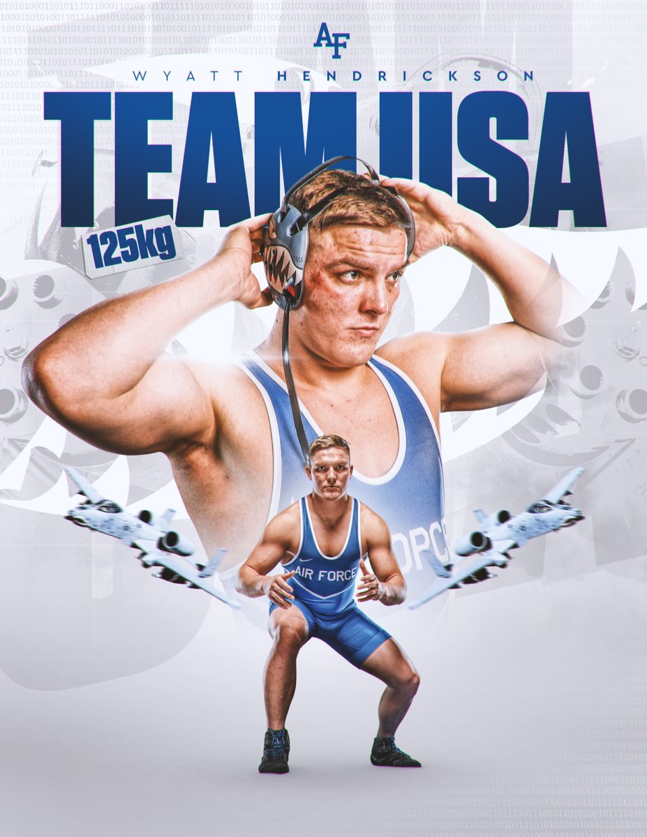 AF_Wrestle's tweet photo. Wyatt Hendrickson will be repping the 𝑹𝒆𝒅, 𝑾𝒉𝒊𝒕𝒆, 𝒂𝒏𝒅 𝑩𝒍𝒖𝒆 for @TeamUSA at the 2021 UWW Junior Nationals 🇺🇸

#LetsFly https://t.co/mPiipctWw1