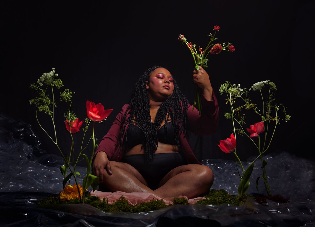 For Jamie ( @ItsJamieLee9; she/her), this shoot evokes the words of Audre Lorde's poem Coal: "I am black because I come from the earth's inside / Take my word for jewel in your open light."