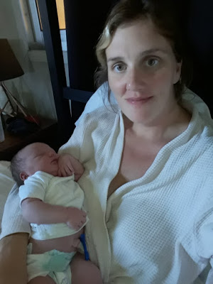 Since we are coming up on mother's day I'd like to humbly offer you the chad mother meme. It's me. Moments after the birth of my youngest. Every mother has this photo. I'd like to start a process of reclaiming the power inherent in motherhood, and interdependence.