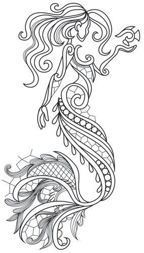 Mermaids are popular tattoo designs today, and not just for Disney fans. The mythological figure from the sea has always fascinated people and cast a spell over them. When worn on the skin, it can have different and even quite opposite meanings.