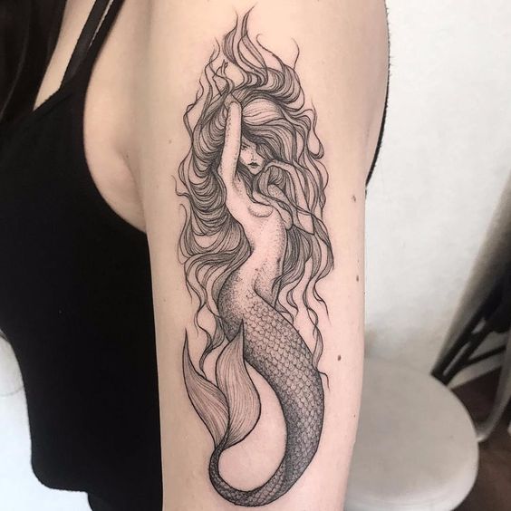 Whether you prefer to carry a mermaid with an evil eye, a strong and seductive woman or a cute and innocent creature out of the sea is entirely up to you.