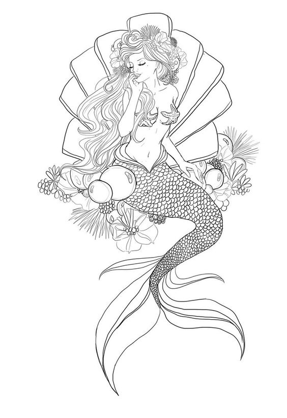 Mermaids also stood for danger and death and had the goal of drawing people to the sea floor. In this context, the mermaid tattoo can also mean the following:- Danger- Threat- Death- Calamity- Insidiousness- lying- Seduction- Influencing