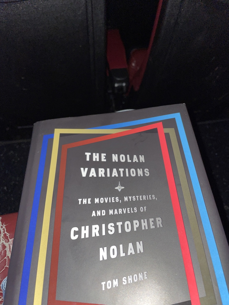 Just catching up on some reading while waiting for my movie to start. Living’ that vaccinated life, y’all.
