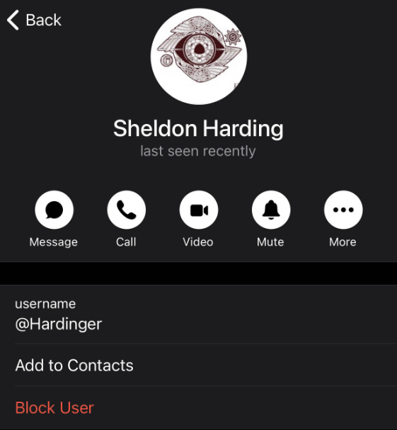 Sheldon Harding is a member of the Oregon WLM chat who rather unwisely used his real name as his telegram screen name. He is a crane operator from Idaho, formerly associated with IUOE local 370. He is currently residing in Keizer, OR with his wife Shellie.